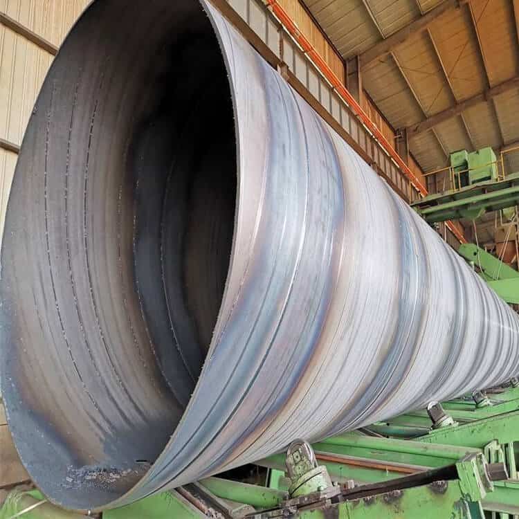 Karbon Polad Spiral Boru 7 Carbon Steel Spiral Pipe Production2