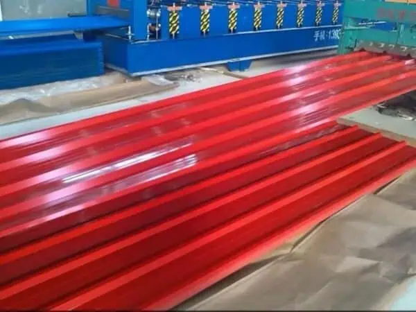 EN 10051 Color Coated Corrugated Sheet