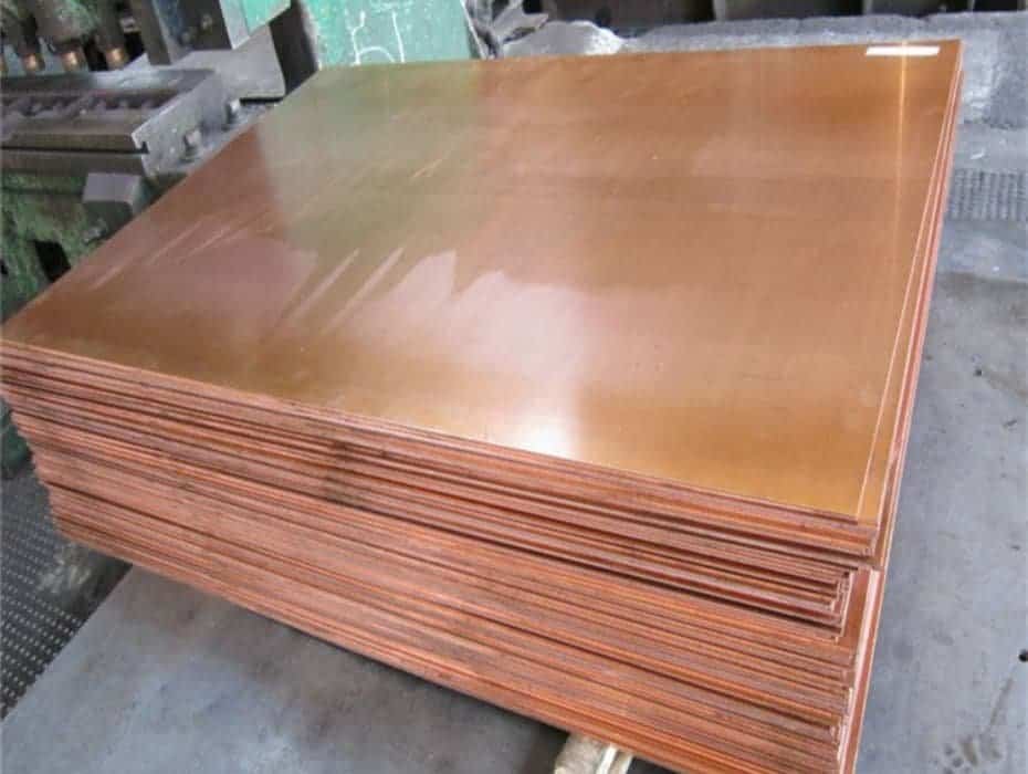 EN 1978 copper sheet