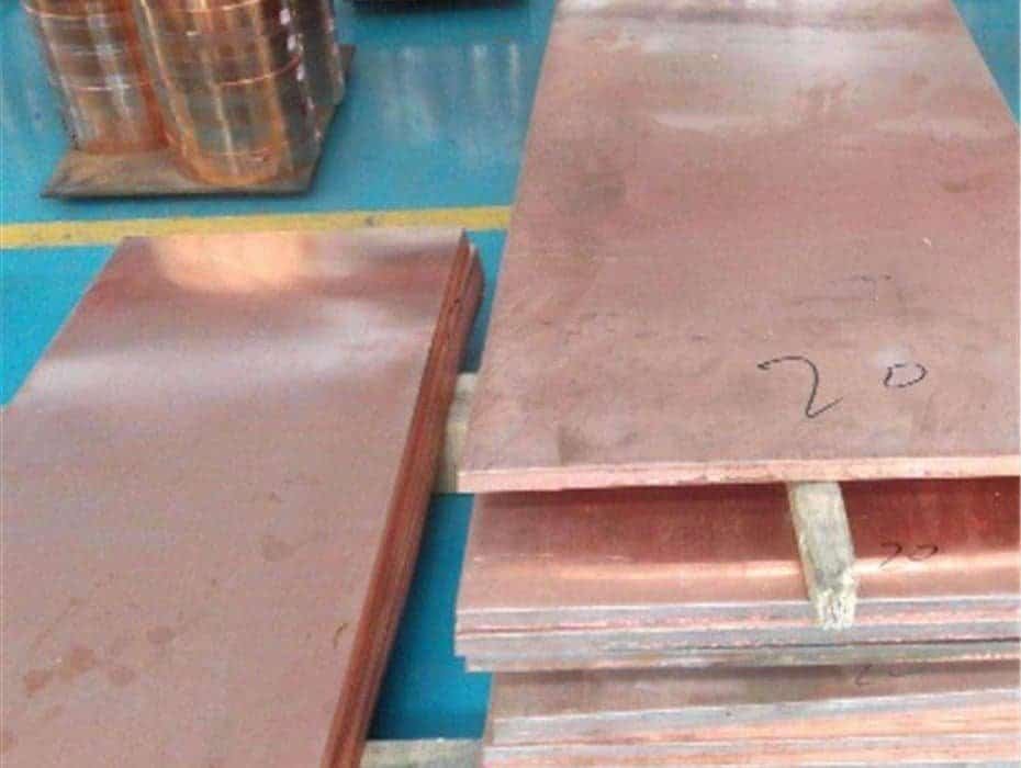 EN 1978 copper sheet
