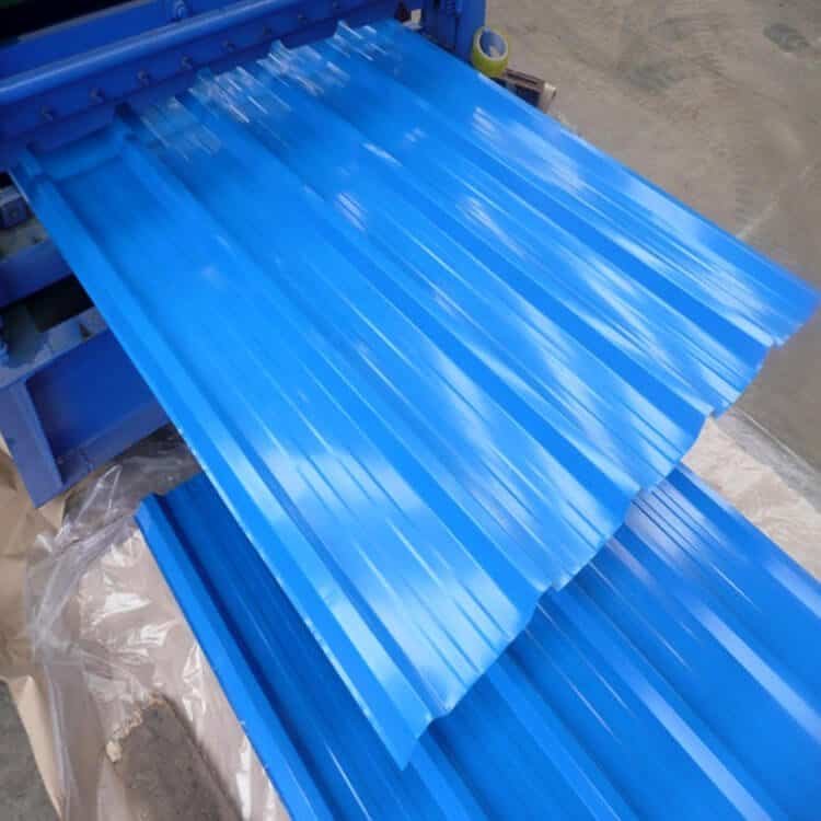 컬러 코팅 골판지 13 Color Coated Corrugated Sheet Production