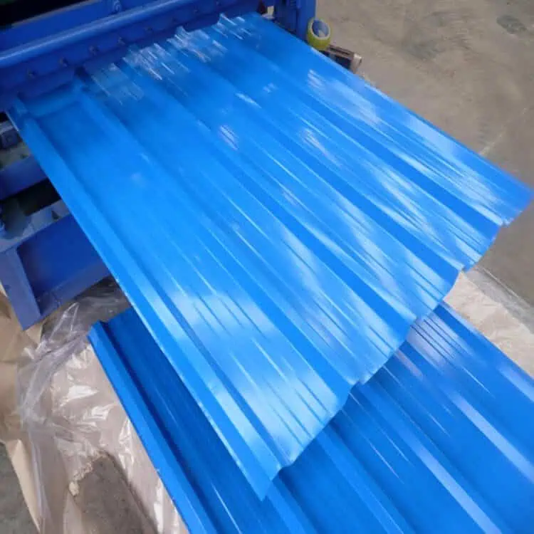 Color Coated Corrugated Sheet Production
