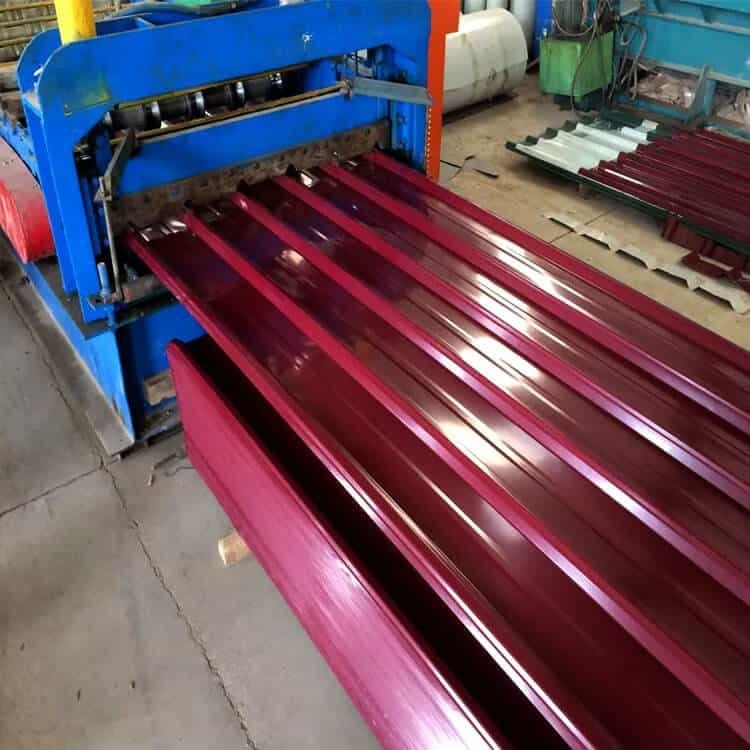 컬러 코팅 골판지 11 Color Coated Corrugated Sheet Production5