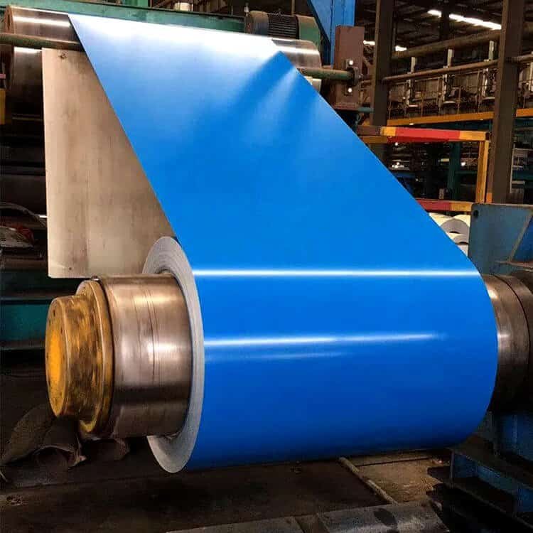 カラーコーティングされたスチールコイル 13 Color Coated Steel Coil Production1