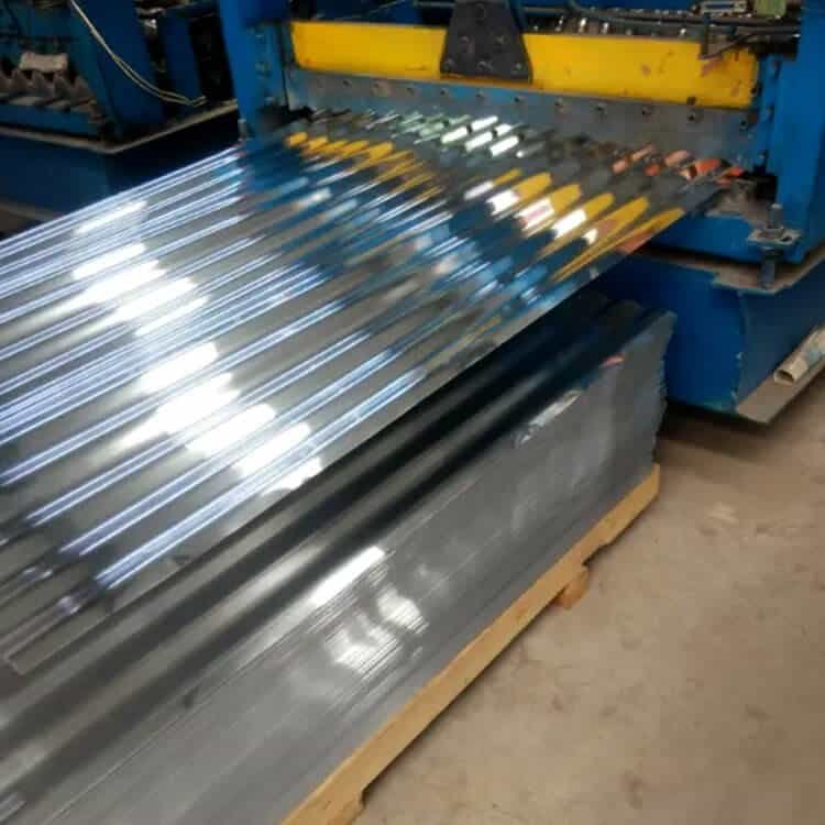 亜鉛メッキ波板 15 Galvanized Corrugated Sheet Production3