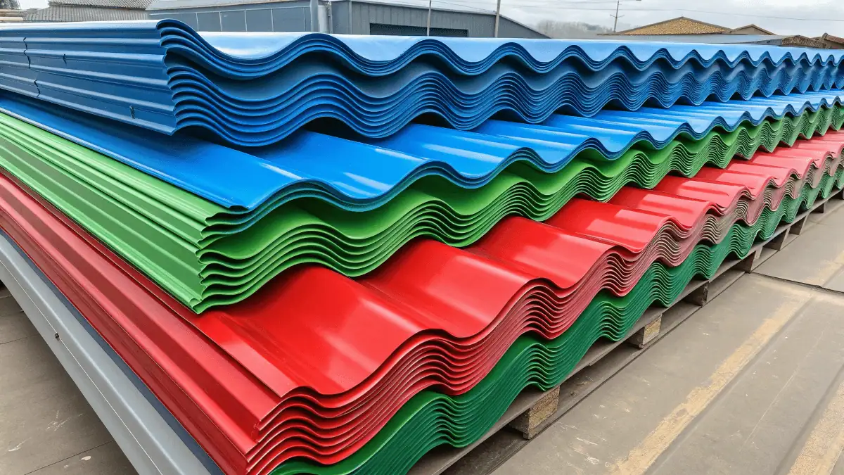 Color coated corrugated sheets1