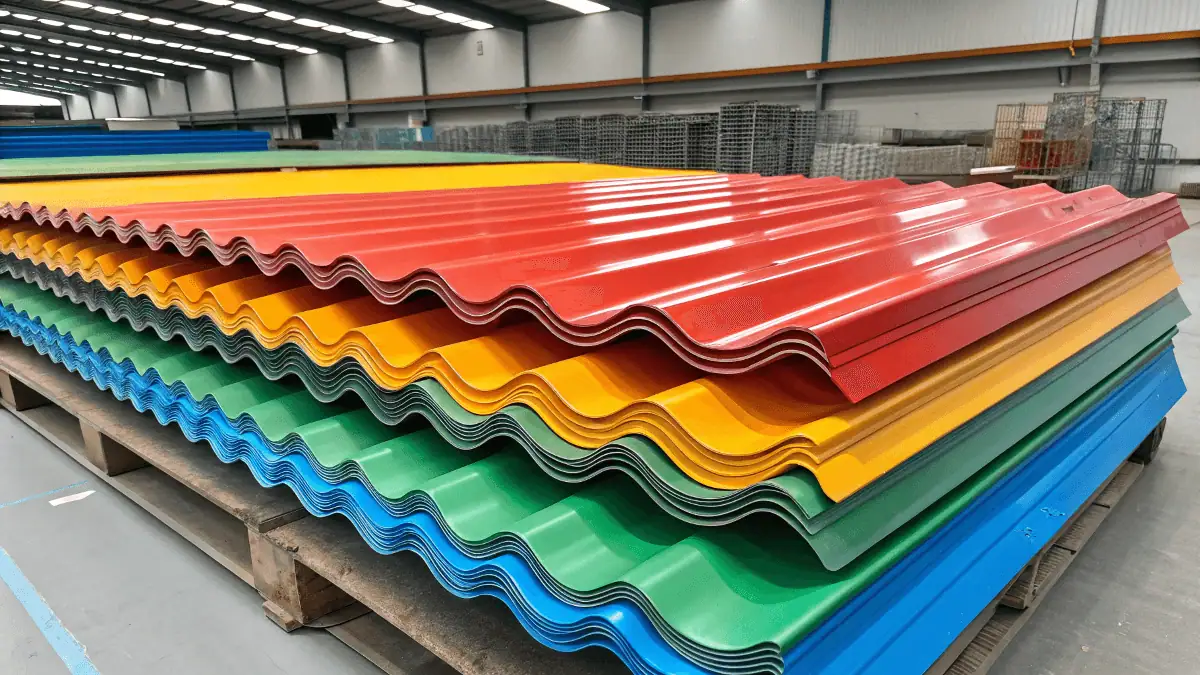 Color coated corrugated sheets2