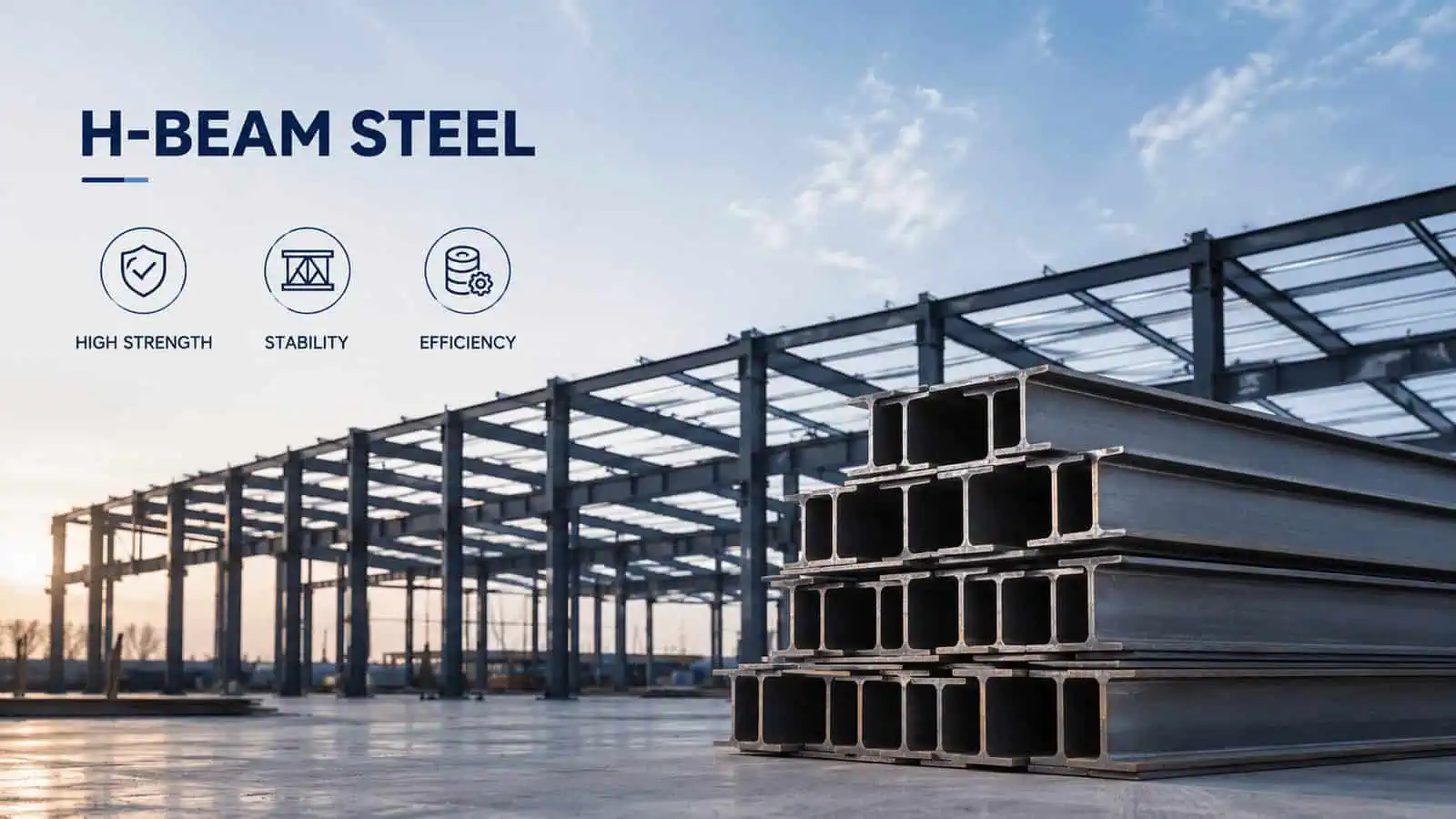 Installing H-beam steel What is H-beam steel
