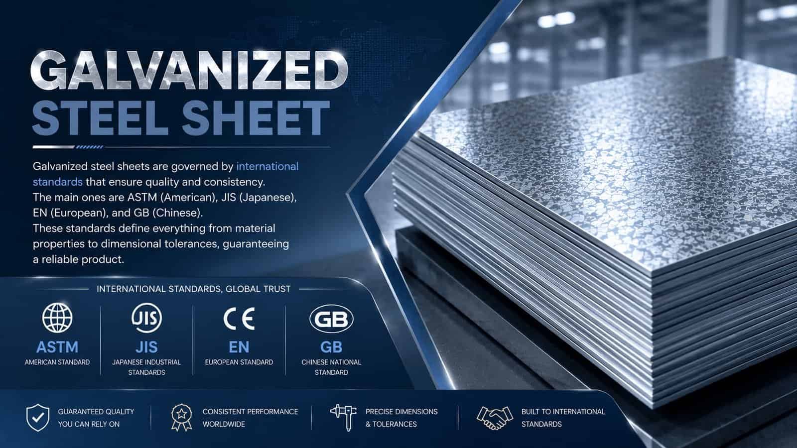 International Steel Standards galvanized steel sheet standard