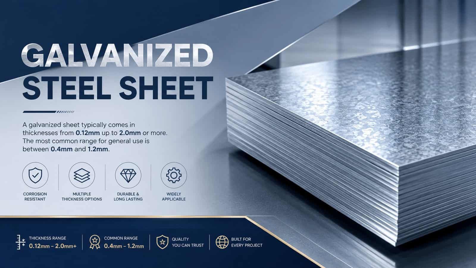 Galvanized Steel Sheet Thickness Galvanized Steel Sheet Sizes