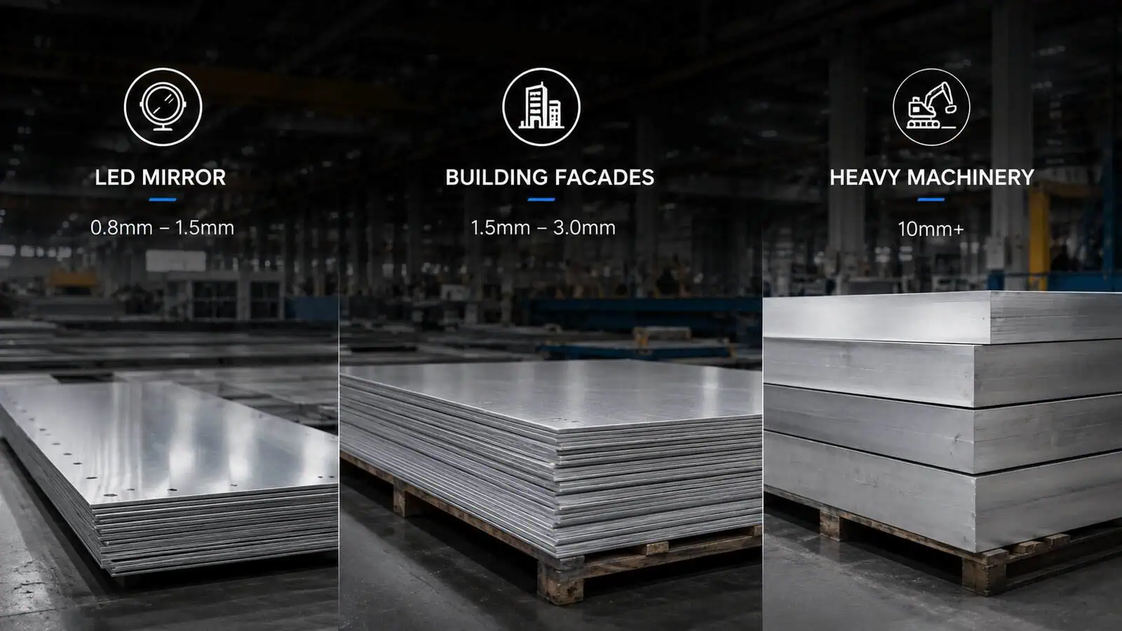 Real-Life Applications of Aluminum Thickness aluminum plates banner