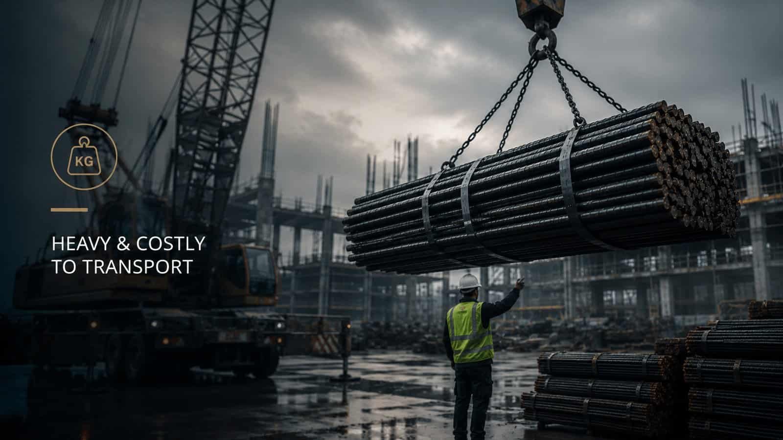 Logistics of Handling Heavy Rebar Downsides of Rebar