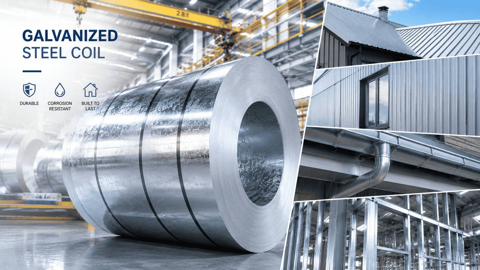 Bloguene en acier galvanisé Galvanized Steel Coil
