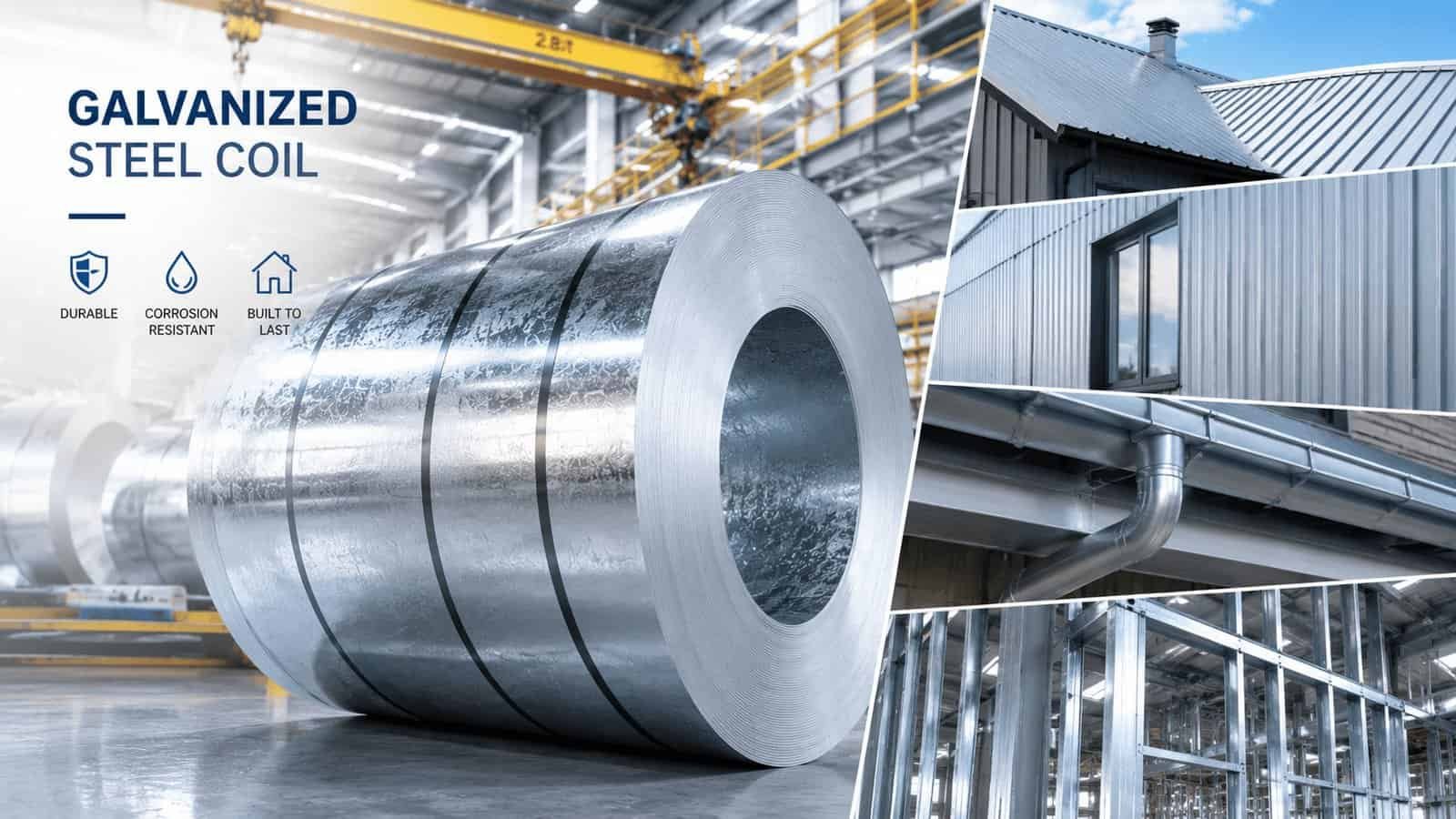 Galvanized Steel Coil Applications in Construction Galvanized Steel Coil Applications