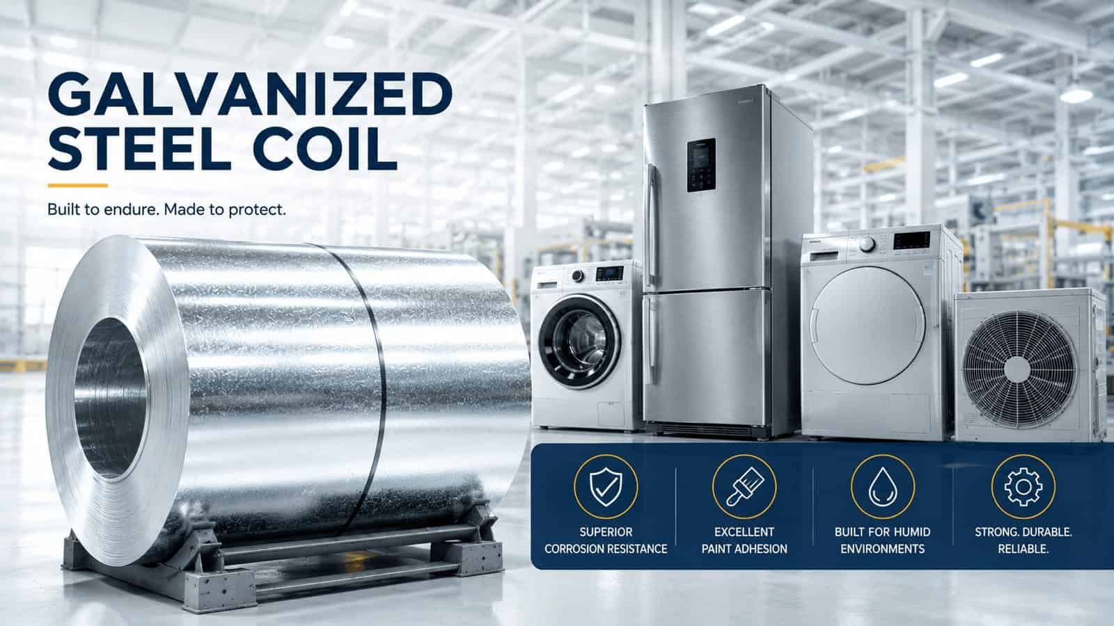 Home Appliance Applications for Galvanized Steel Coil Galvanized Steel Coil2